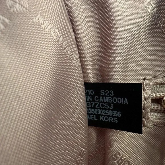 Michael Kors Mirella Graphic MK sky blue satchel Handbag&wallet NWT Authentic - Picture 10 of 14